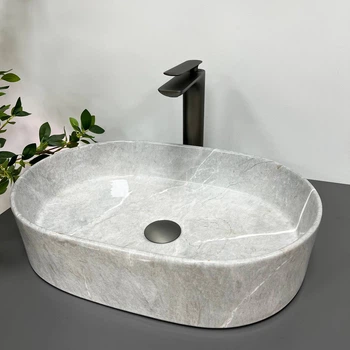 Умивальник (раковина) VBI VERONA 50 GREY STONE GLOSSY накладний