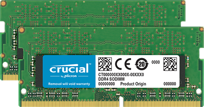 Пам'ять для ноутбуків Crucial 32 GB (2x16GB) SO-DIMM DDR4 2400 MHz