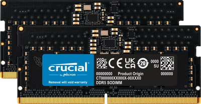 Пам'ять для ноутбуків Crucial 32GB (2x16GB) DDR5 4800 MHz (CT2K16G48C40S5)