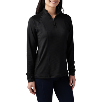 Термореглан женский 5.11 Tactical Women's Stratos 1/4 Zip XS Black