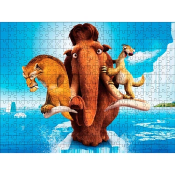 Классический деревянный пазл Ледниковый Период (Ice Age) L