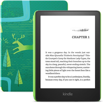 Książka elektroniczna Amazon Kindle Paperwhite Kids 16GB Emerald Forest (B0BL8S6ZPT)