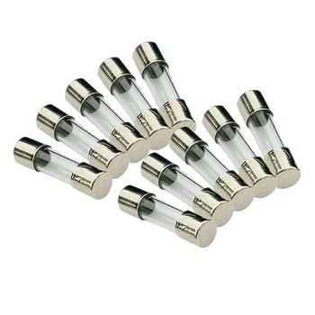 Предохранитель электрический плавкий 6A, 250V, 5х20 мм, 10 шт - NIUKE ТАТ