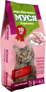 Сухой корм для кошек Муся Кролик 10 кг (4820235904210)