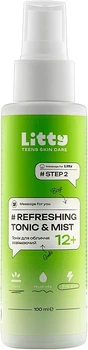 Освежающий тоник-мист для лица - Litty Refreshing Tonic & Mist 100ml (1352626-11172660)