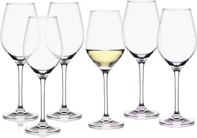 Zestaw kieliszków do białego wina Duka Aspen transparentny szkło 360 ml 6 szt (5901912199125)
