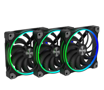 Вентилятор Alpenfohn Wing Boost 3 ARGB 140mm 3-pack Black (84000000159)