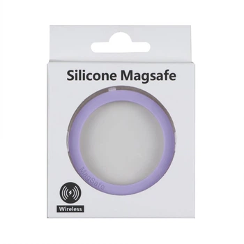 Силиконовое кольцо MagSafe Silicone совместимо с держателями пурпурное
