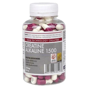 Креатин Creatine Alkaline 1500, 120 капсул Megabol 000293053