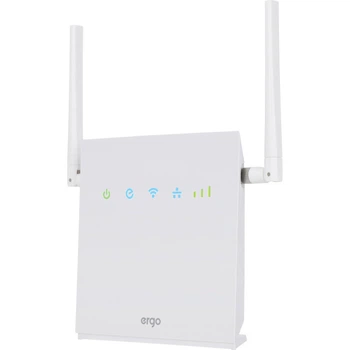 Маршрутизатор роутер ERGO R0516 безпровідний 4G LTE Wi-Fi з акумулятором R0516 W/BATTERY White