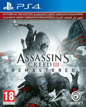 Гра PS4 Assassin's Creed III Remastered (Blu-ray диск) (3307216111603)