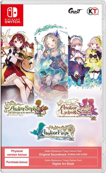 Гра Nintendo Switch Atelier Mysterious Trilogy Deluxe Pack (Картридж) (4710782158153)