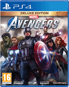 Гра PS4 Marvel's Avengers Deluxe Edition (Blu-ray диск) (5021290084926)