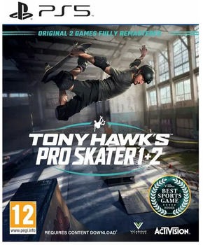 Gra PS5 Tony Hawk's Pro Skater 1+2 (Blu-ray) (5030917294297)