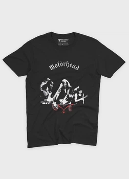 Чоловіча футболка MODNO з рок принтом "Motorhead" S Чорний (TS001-4-BL-004-2-266)