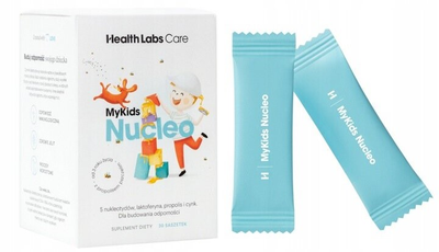 Nukleotydy z cynkiem HealthLabs Care MyKids dla dzieci 30 saszetek (5905741039751)