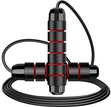 Скакалка скоростная EasyFit EF-1912 260 см Черная (56003343) 