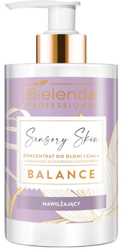 Koncentrat do dłoni i ciała Bielenda Sensory Skin Balance nawilżający 300 ml (5902169059033)