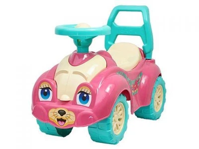 Каталка-толакар Беби машина Кошечка 0823 цвет малиновый Technok Toys