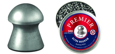 Пульки Crosman Premier 0.92 г, кал.22(5.5 мм), уп. 500 шт.
