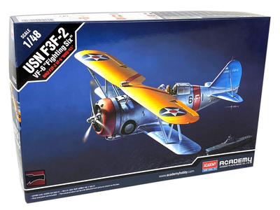 Збірна модель Academy Hobby US Navy Fighter F3F-2 масштаб 1:48 (8809258922810)