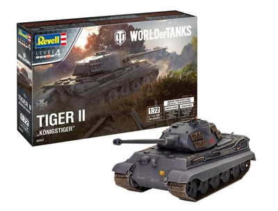 Збірна модель Revell World of Tanks Tiger II Ausf. B Konigstiger масштаб 1:72 (4009803035031)