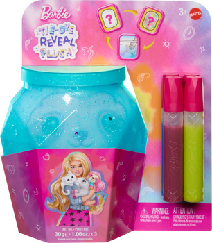 Набір для творчості Barbie Tie-Dye Reveal Розфарбуй плюшеву іграшку Лінивець HWD29/HWD32 (0194735212743)