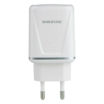 Сетевое Зарядное Устройство Borofone BA54A QC3.0 18W Цвет Белый
