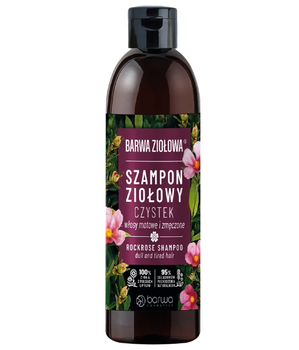 Шампунь з екстрактом шипшини для тьмяного й ослабленого волосся Barwa Herbal Rockrose Shampoo, 250 мл