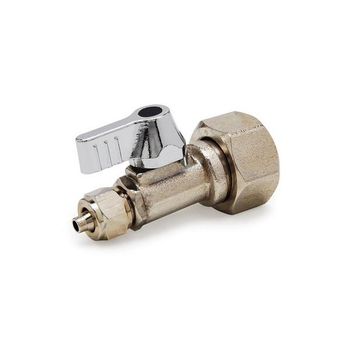 Латунный шаровый кран 1/4" шланг х 1/2" РВ, для подключения фильтров KP-BV1412F