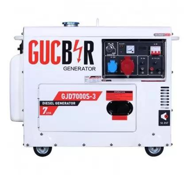 Дизельный генератор GUCBIR GJD7000S-3 6 кВт