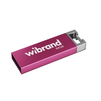 Флешка Wibrand Chameleon 64 ГБ USB 2.0 рожева