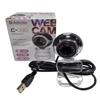 Web камера Defender C-090 1.3Mp 800х600р (с микрофоном) USB2.0 (47417)