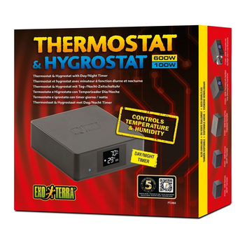 Termostat/higrostat Exo Terra 600W/100W z wyłącznikiem czasowym dzień/noc (0015561224642)