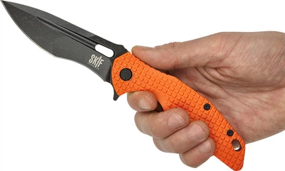 Складной нож с клипсой Skif Defender II BSW orange