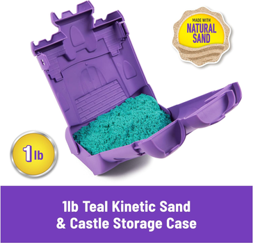 Piasek kinetyczny Kinetic Sand Sensoryczna Skrzynka 454 g (0681147012714)