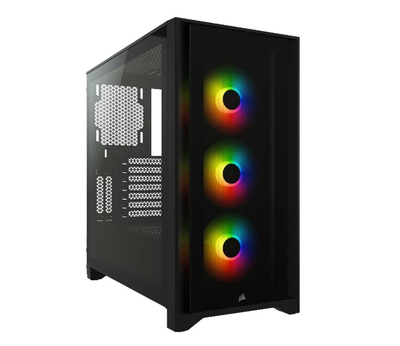 Корпус Corsair iCUE 4000X RGB Tempered Glass Black (CC-9011204-WW)