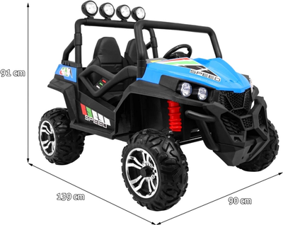 Samochód elektryczny Ramiz Grand Buggy Strong Lift Niebieski (5903864951332)