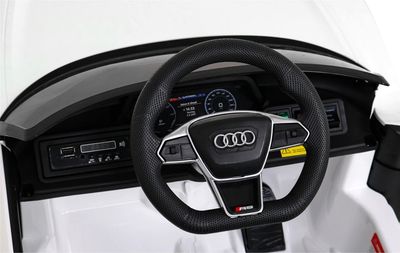 Електромобіль Ramiz Audi RS E-Tron GT Білий (5903864953077)