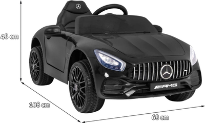 Електромобіль Ramiz Mercedes Benz GT Чорний (5903864914139)