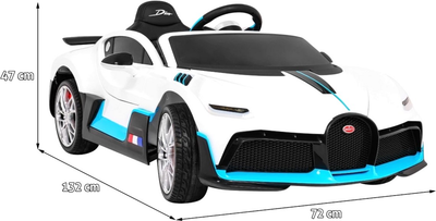 Електромобіль Ramiz Bugatti Divo Білий (5903864905755)