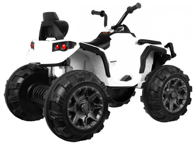 Електричний квадроцикл Ramiz ATV зі звуковими та світловими ефектами Білий (5903864904482)