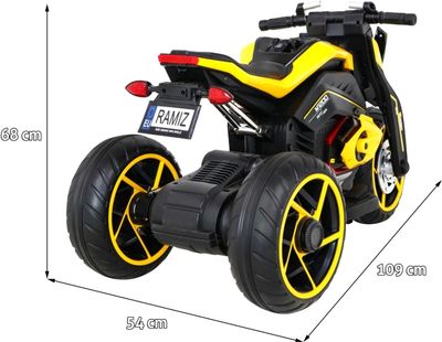 Електромотоцикл Ramiz Motor Future Жовтий (5903864913644)