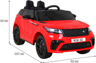 Електромобіль Ramiz Range Rover Velar Червоний (5903864914122)