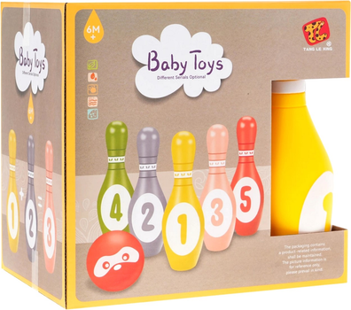 Zestaw do gry w kręgle Tang Le Xing Baby Toys (5903864958386)