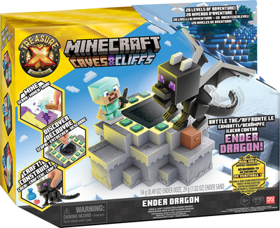 Ігровий набір Cobi Treasure X Minecraft Caves & Cliffs Ender Dragon  (0630996416778)