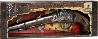 Металевий пістолет пірата  Gonher The Pirate's Island 94/0 32 см (8410982009403)