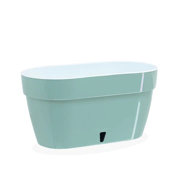 Горшок с автополивом Santino ASTI Window box 5,2 л нефрит-белый (AST300JAD/WHT)