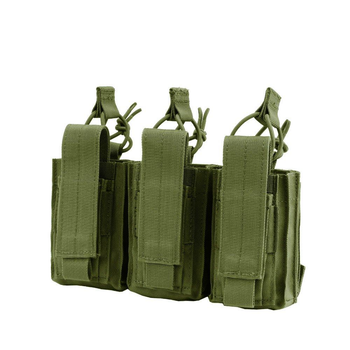 Підсумок для 3 магазинів на систему Molle CONDOR Triple Kangaroo Mag Pouch Gen II (olive)