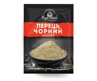 Перець чорний мелений Море Спецій 20 г